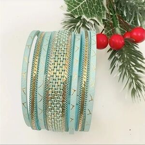 Bohemian Style PU Leather Multi-Layer Magnetic
Bracelet
